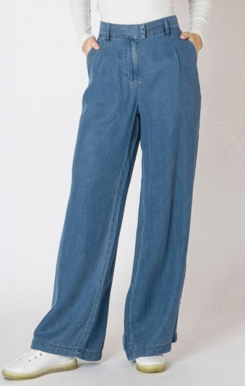 Drapey Denim-Like Trouser