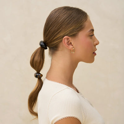 Kitsch Black & Tort Cloud Cuffs - Medium