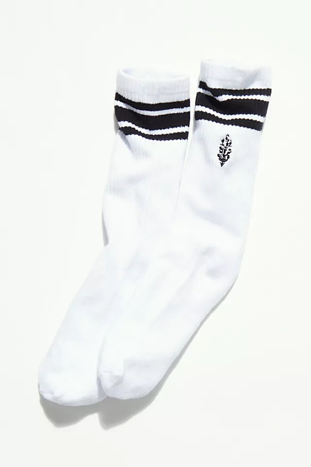 Free People Movement Logo Stripe Tube Sock