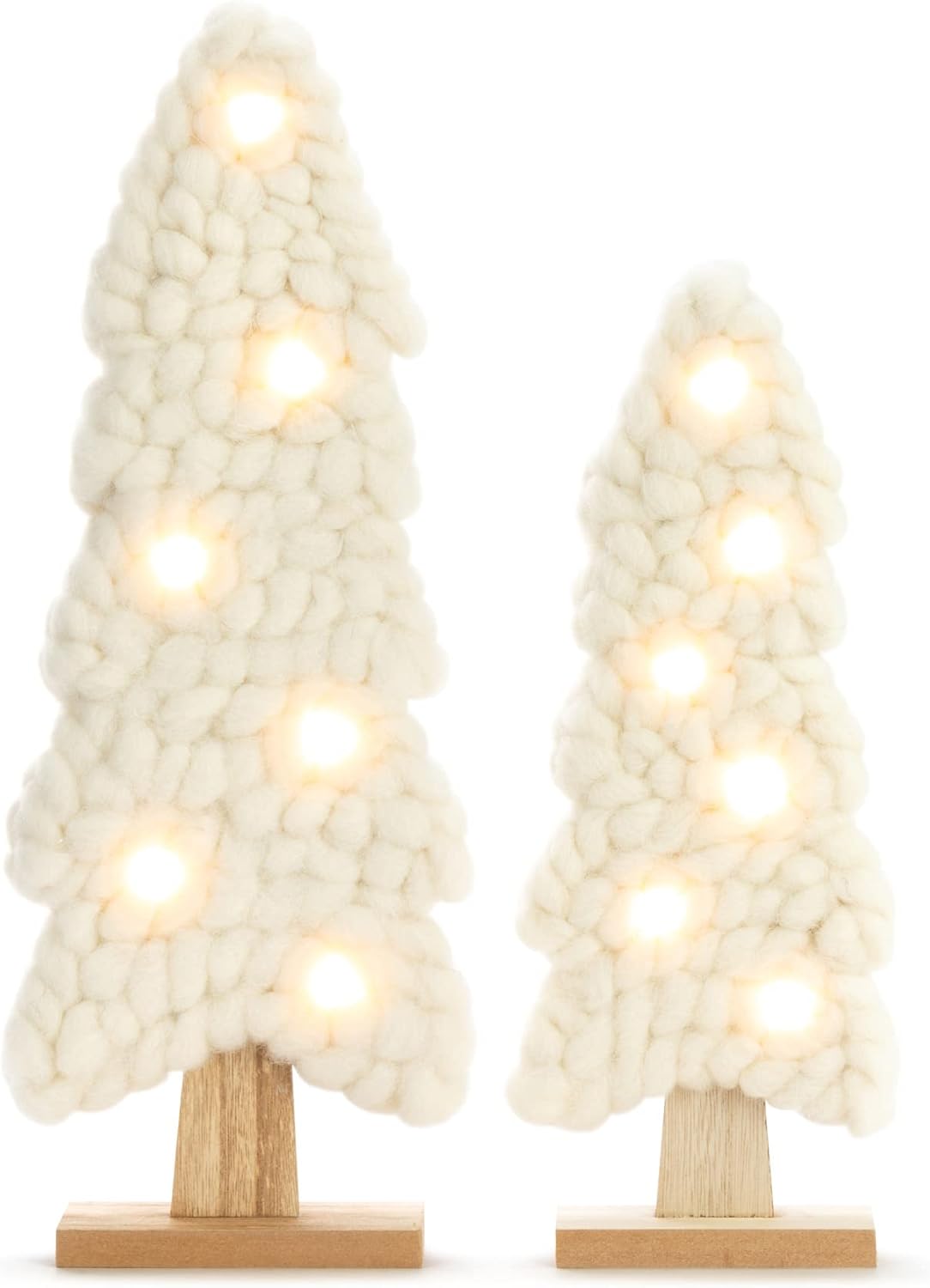 Lit Knit Fluffy Tree