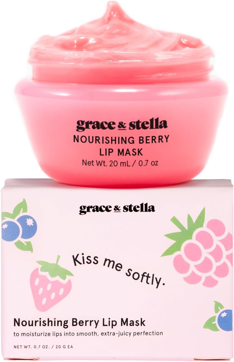 Grace & Stella Lip Mask in Berry