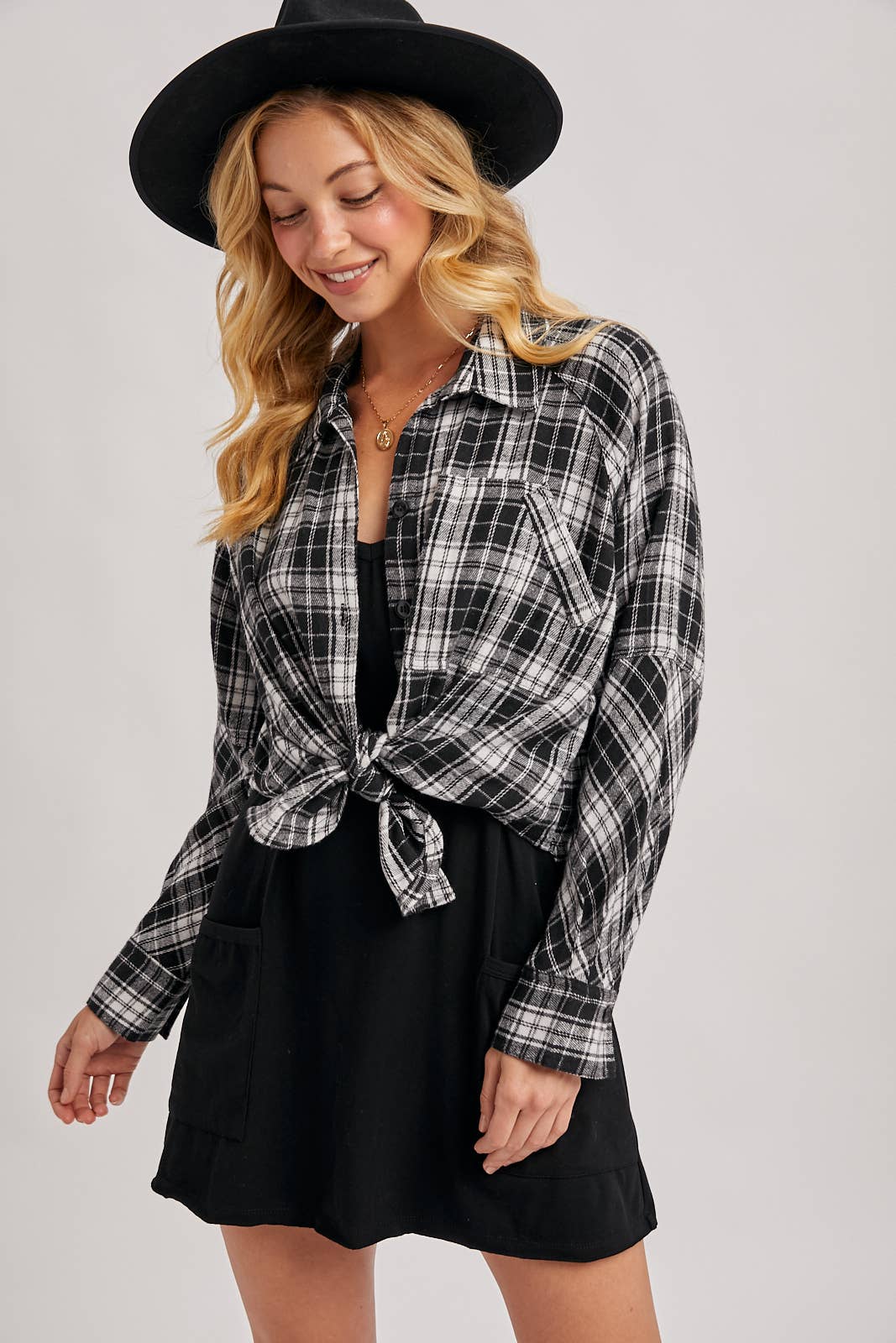 BUILT-IN SHORTS KNIT SLEEVELESS MINI DRESS