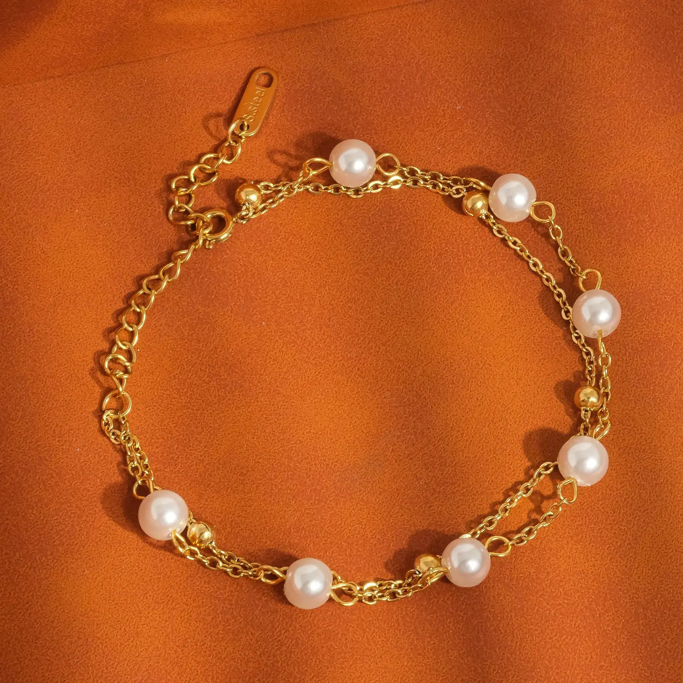 Layered Pearl Bracelet