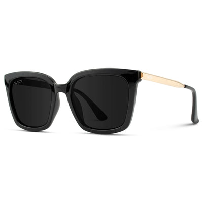The Madison Sunglasses in Black / Gold