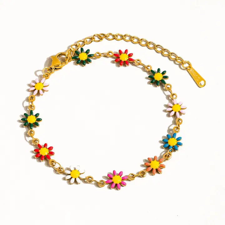Lea Daisy Chain Bracelet