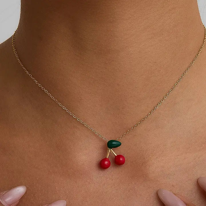 Mure Vintage Cherry Necklace