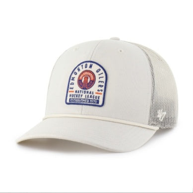 Edmonton Oilers Monument '47 Rope Trucker Hat