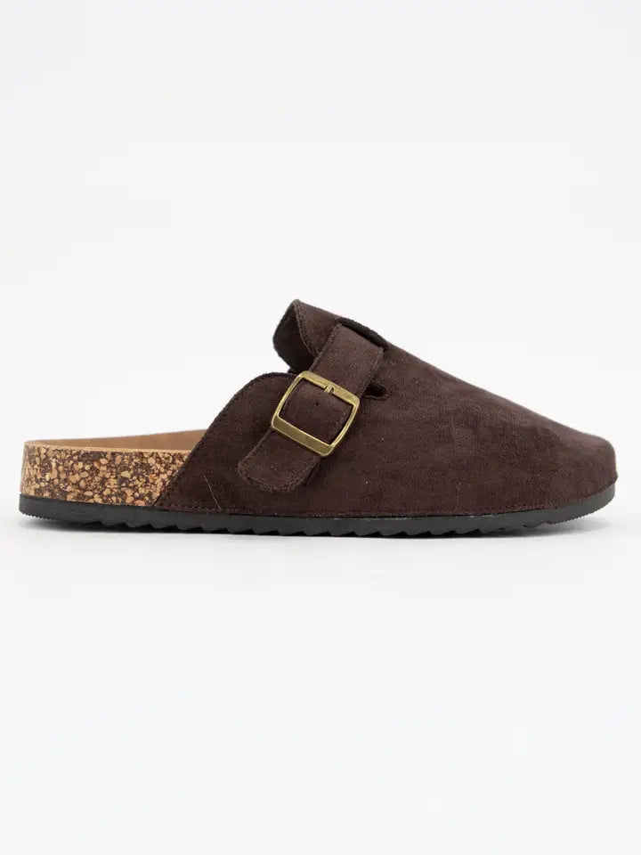 Slip-On Comfort Cork Clog Sandals