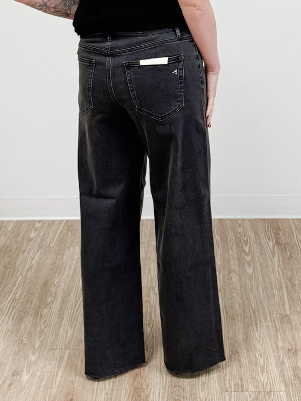 Clean Stretch High Rise Wide Leg Jean
