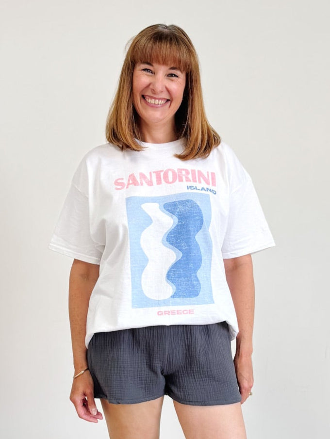 Santorini Oversized Tee