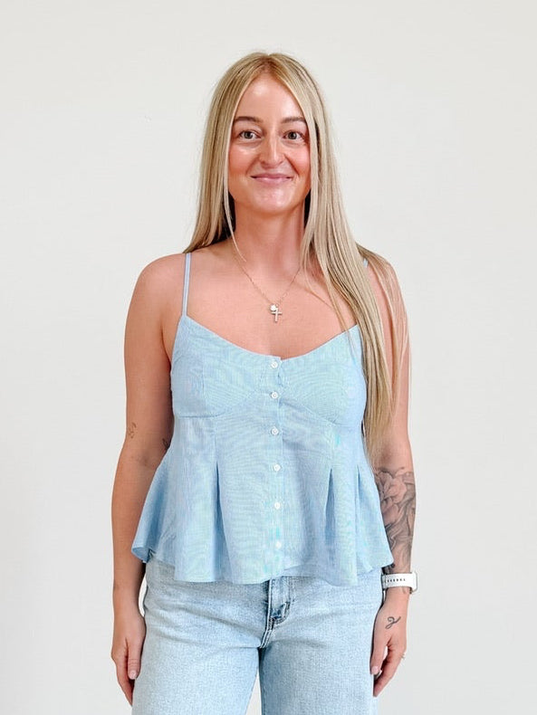 Peplum Hem Tank