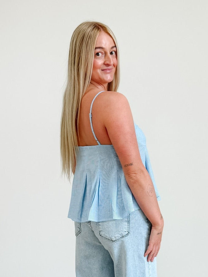 Peplum Hem Tank