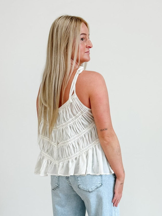 Ruffle Tier Top