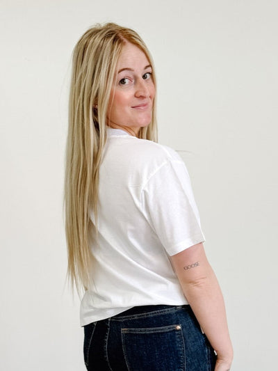 Essential Short Sleeve Tee in White