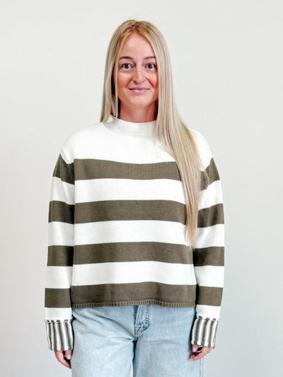 Boxy Striped Sweater
