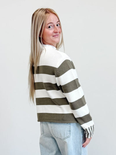 Boxy Striped Sweater