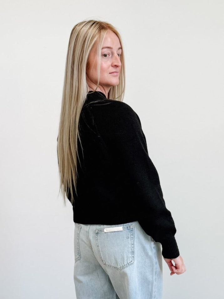 Melange Raglan Sweater