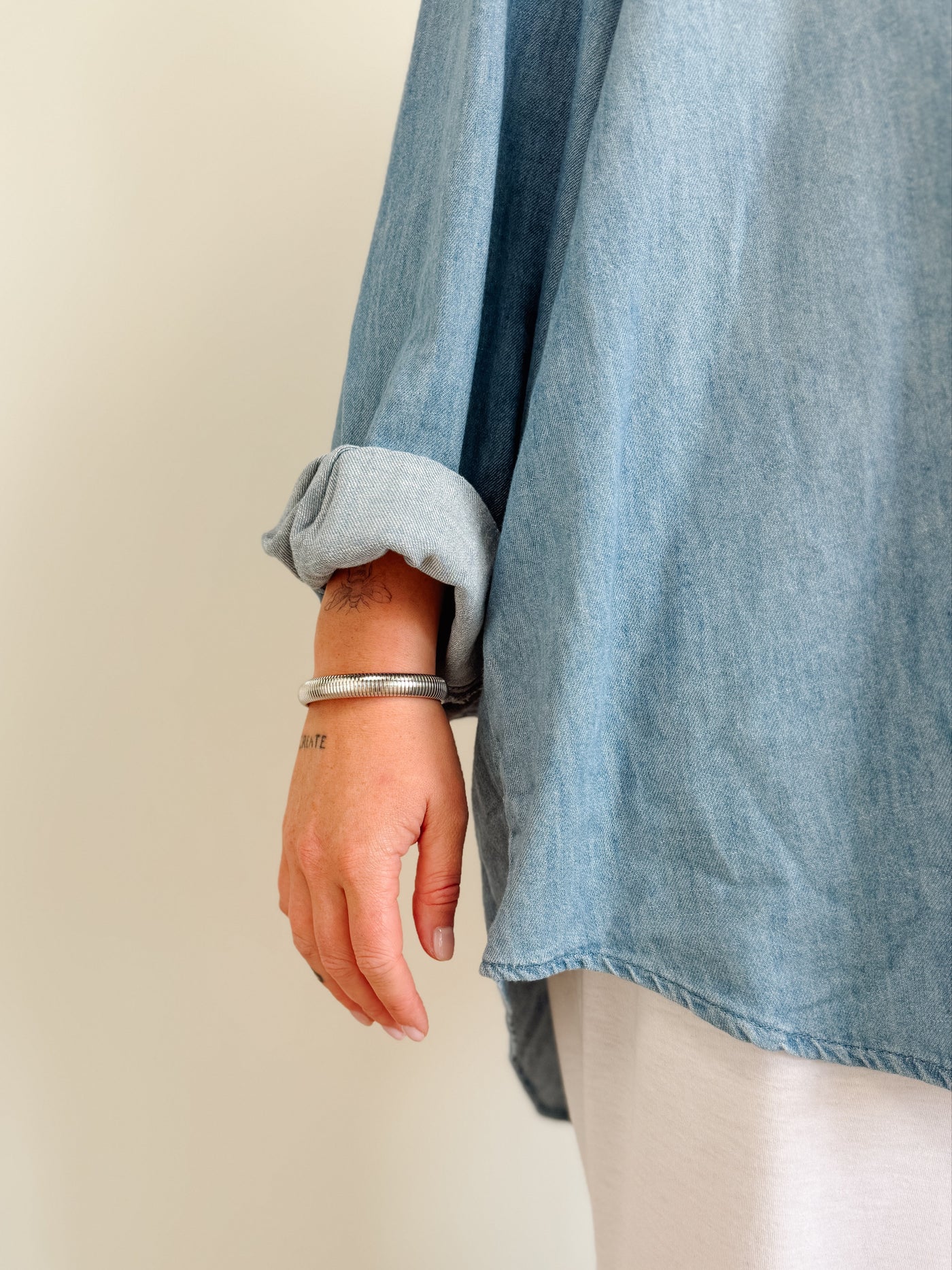 Snake Chain Bracelet in Silver