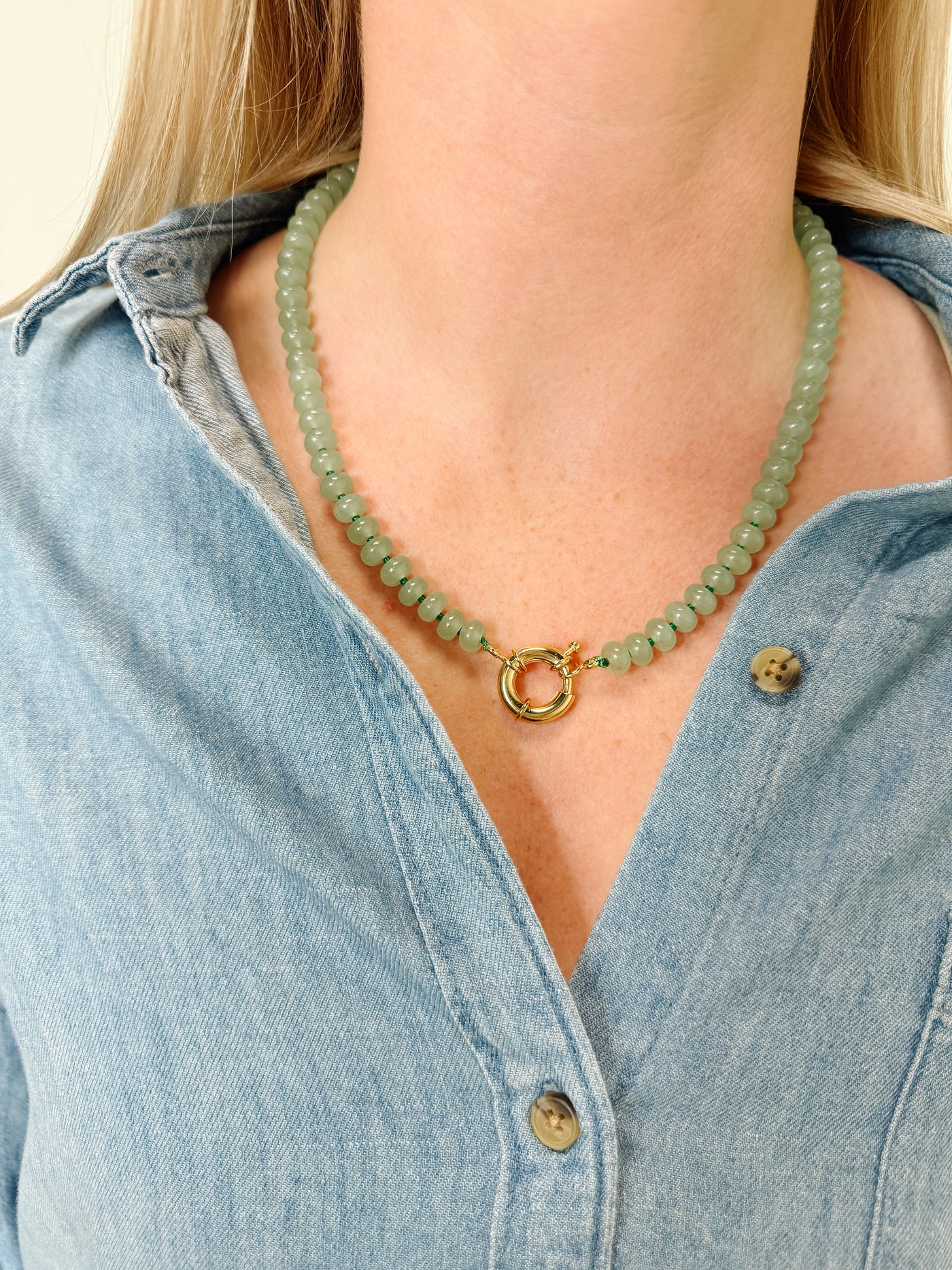 Adventure Gemstone Necklace in Green