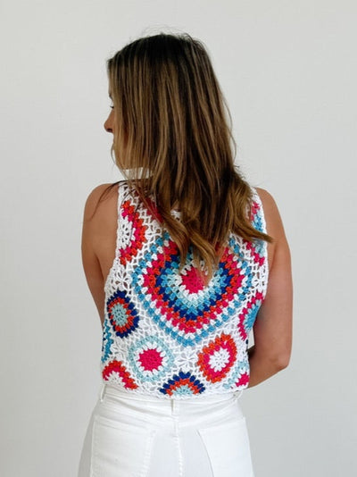Diamond Crochet Tank