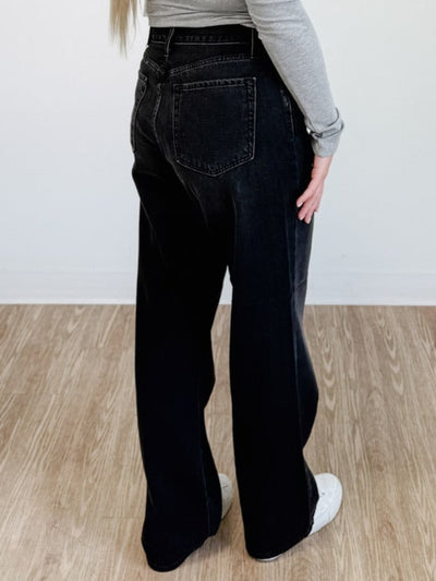 Relaxed Straight Leg Jeans