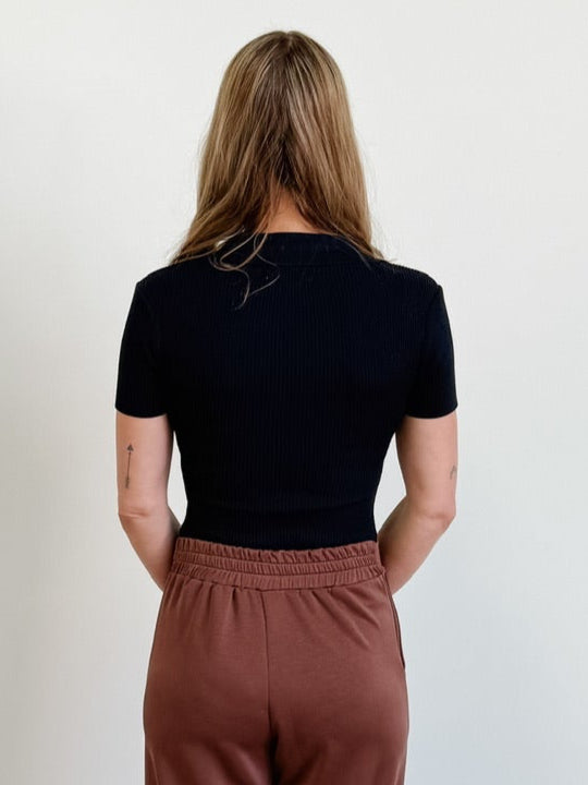 Viviane Bodysuit in Navy