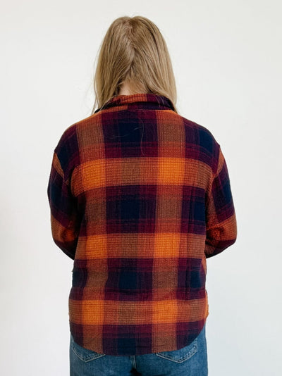 Textured Plaid Shirt