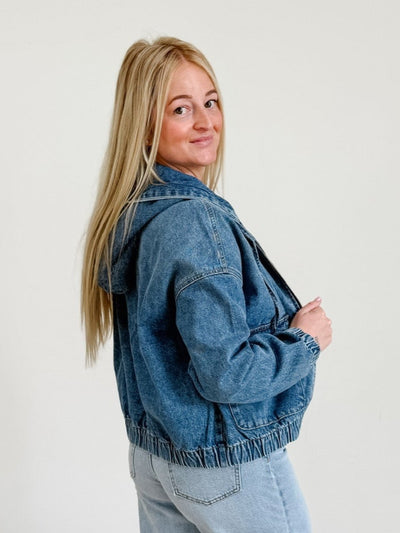 Kenzie Hooded Denim Jacket