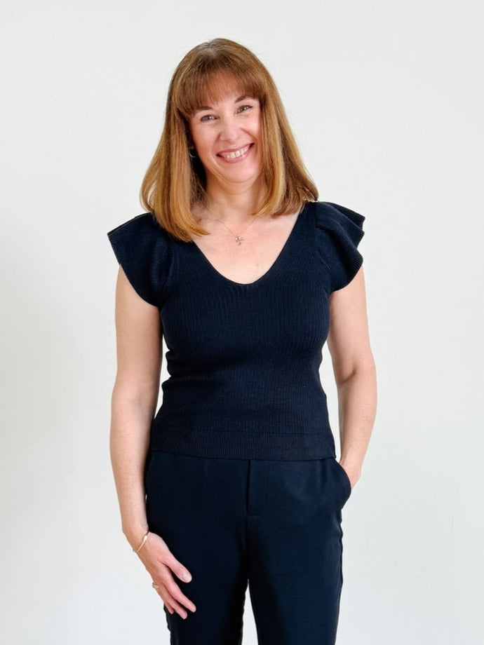 Zanzibar Sleeveless N-Neck Top