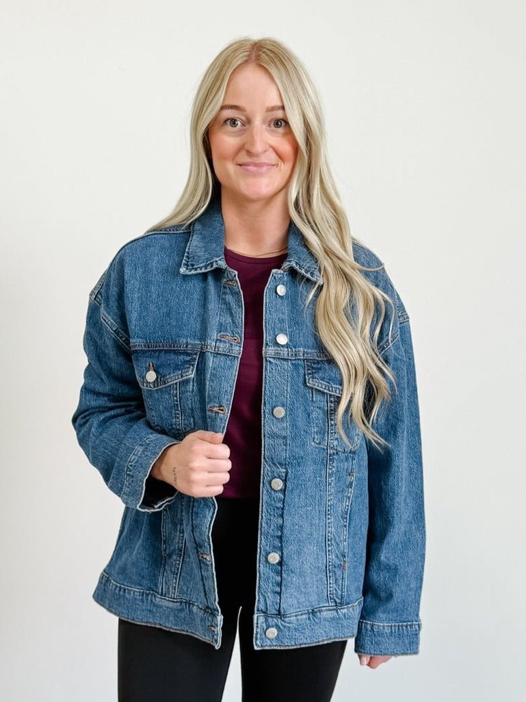 The Iconic Denim Jacket in Medium Wash
