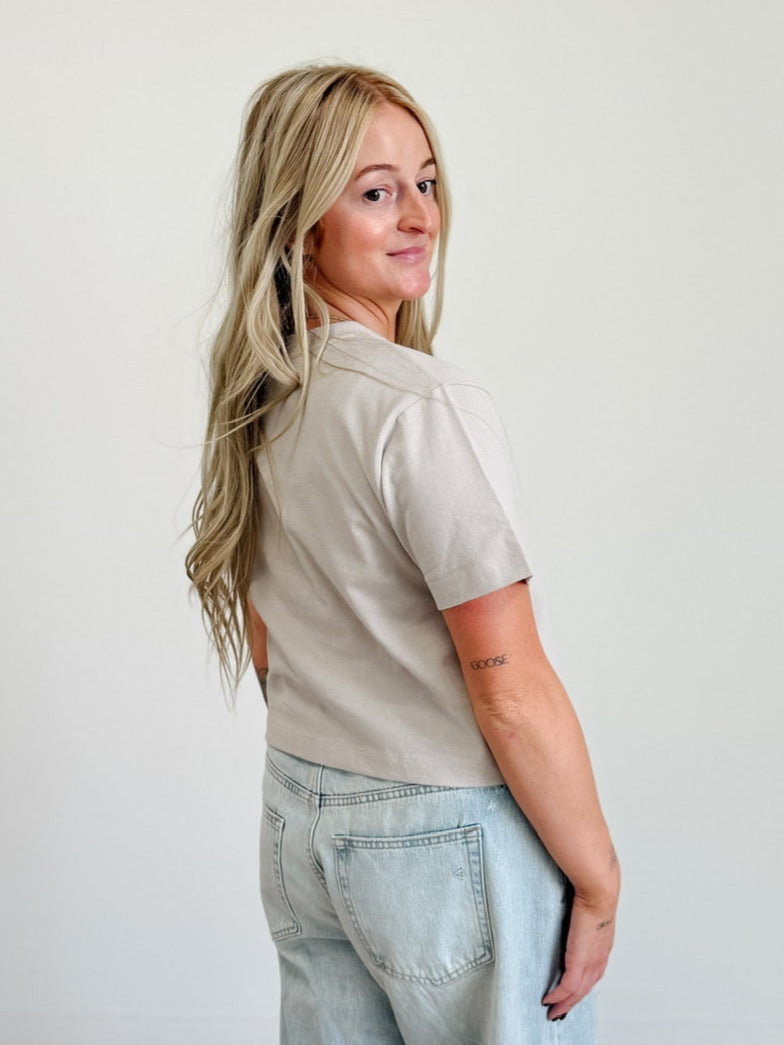 Grand Canyon Vintage-Wash Cropped Graphic Tee