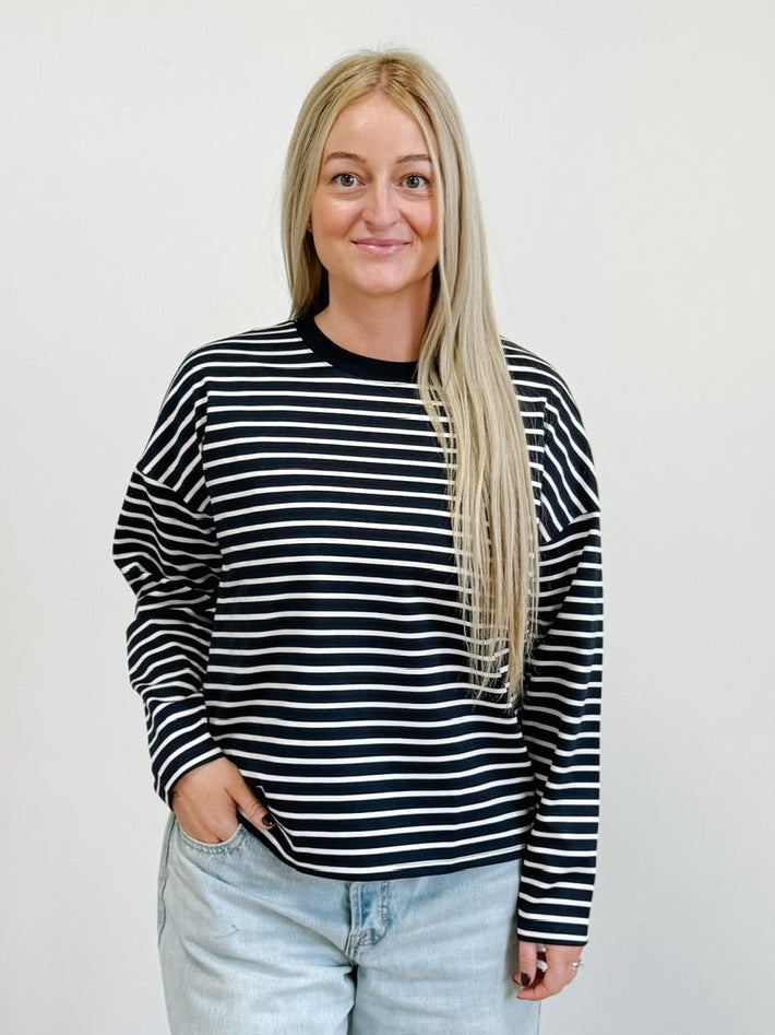 Abby Long Sleeve O-Neck Top