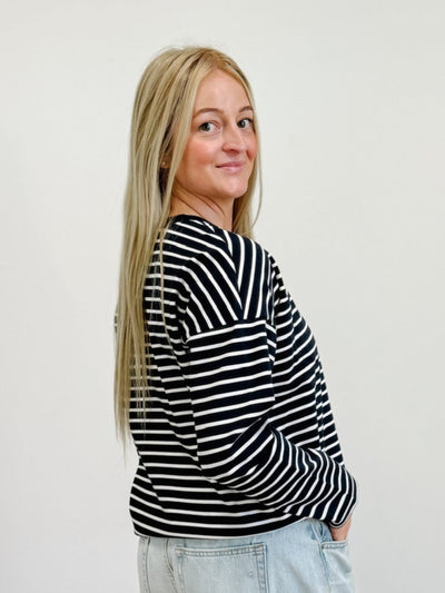 Abby Long Sleeve O-Neck Top