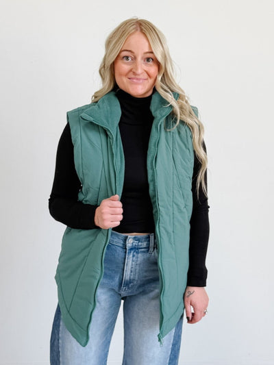 Summit Curve Longline Puffer Vest