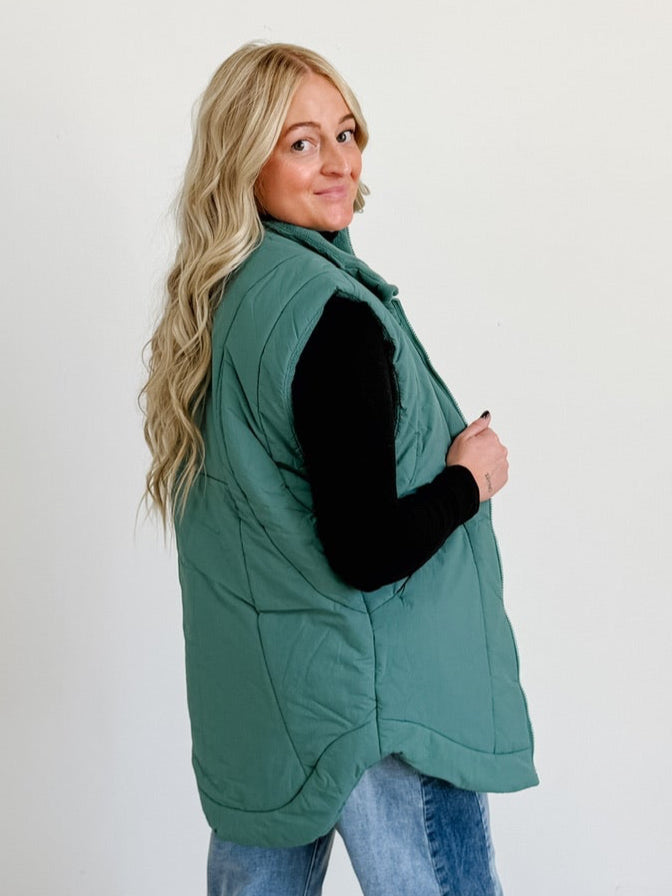 Summit Curve Longline Puffer Vest