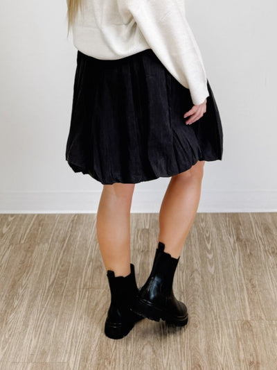 Bubble Skirt With Elastic Waistband