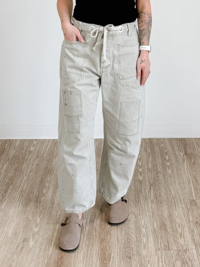 Moxie Low-Slung Barrel Jeans