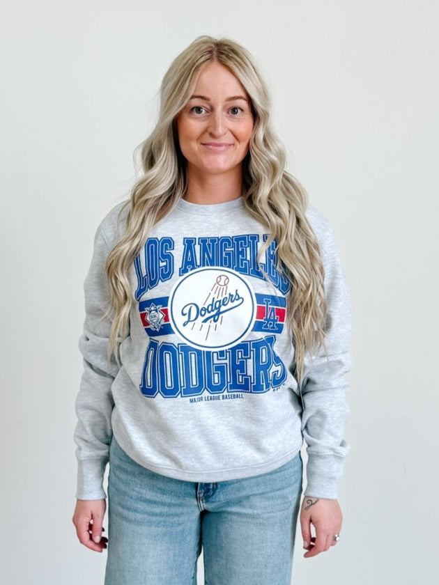 MLB LA Dodgers Headline Crew Sweatshirt
