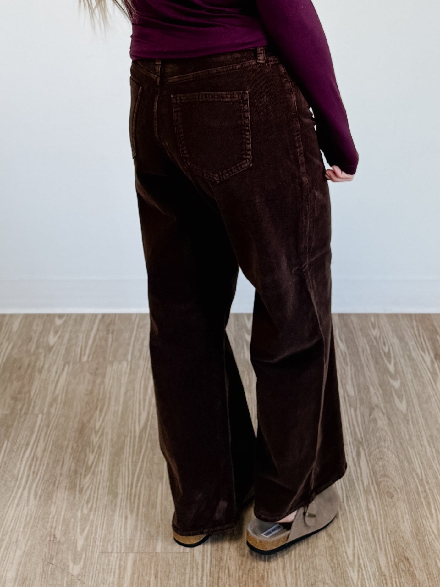 Wide Leg Corduroy Pants