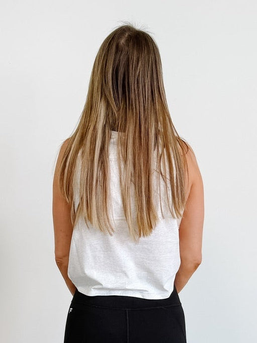 CRZ Yoga Muscle Tank in White