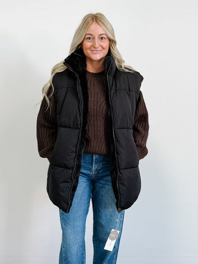 Reversible Oversized Puffer Vest