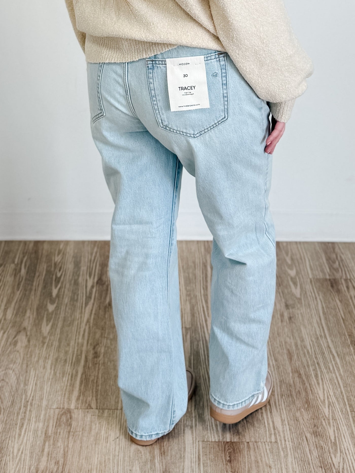 Hidden Tracey High Rise Straight Leg Denim