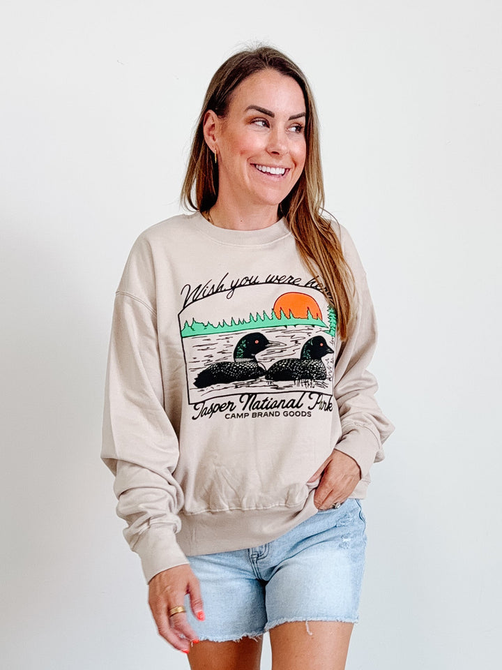 Jasper "Wish You Were Here" Crewneck Sweatshirt