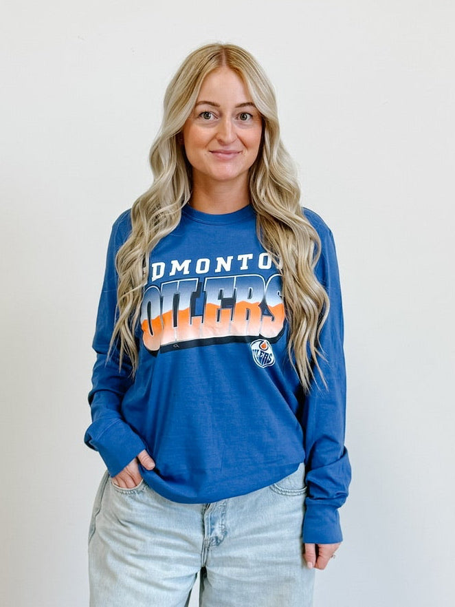 Edmonton Oilers Polished '47 Long Sleeve Tee