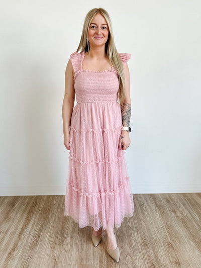 Polly Polka Dot Midi Dress