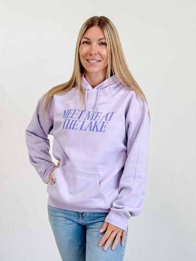 Meet Me At the Lake Graphic Hoodie