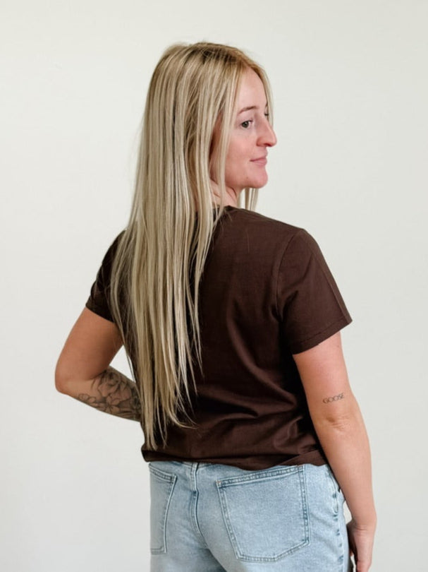 Asher Tee in Coffee Bean