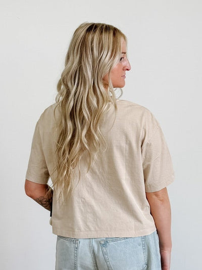 Edmonton Oilers Windthrow Ravine '47 Crop Tee