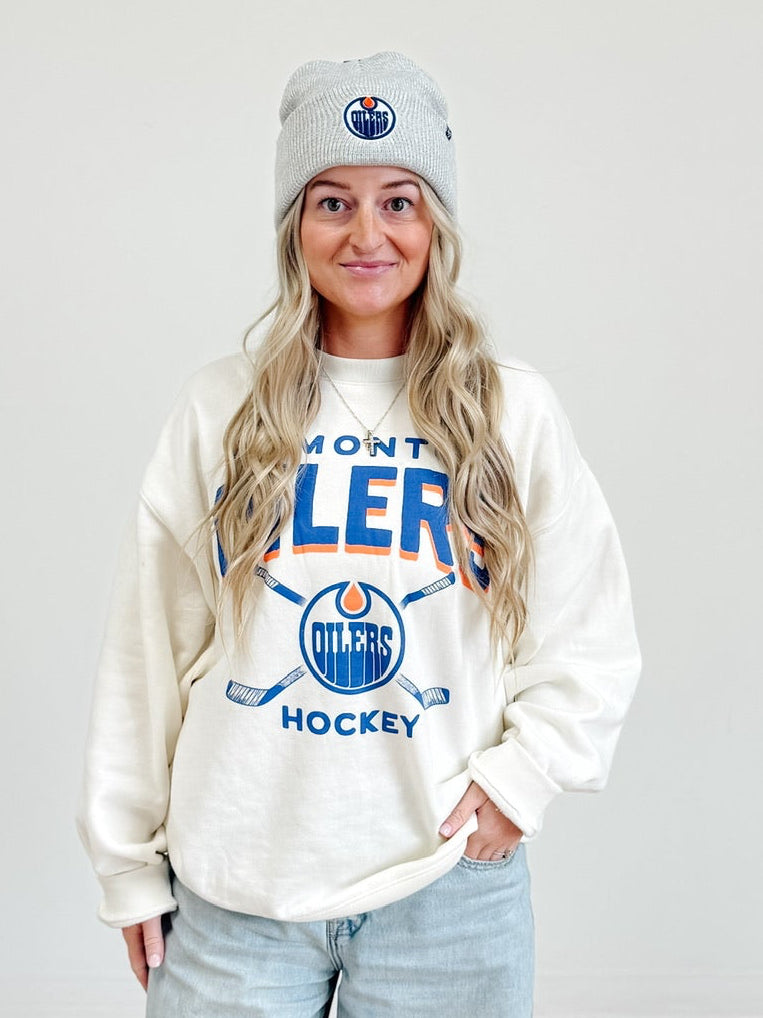 Edmonton Oilers Brain Freeze '47 Cuff Knit Toque