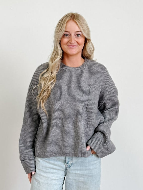 The Simple Oversized Knit Sweater